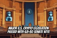 Major U.S. Crypto Legislation Passed with 68-30 Senate Vote