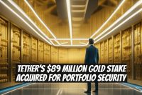 Tether's $89 Million Gold Stake Acquired for Portfolio Security