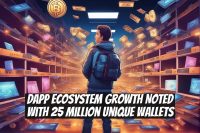 Dapp Ecosystem Growth Noted with 25 Million Unique Wallets