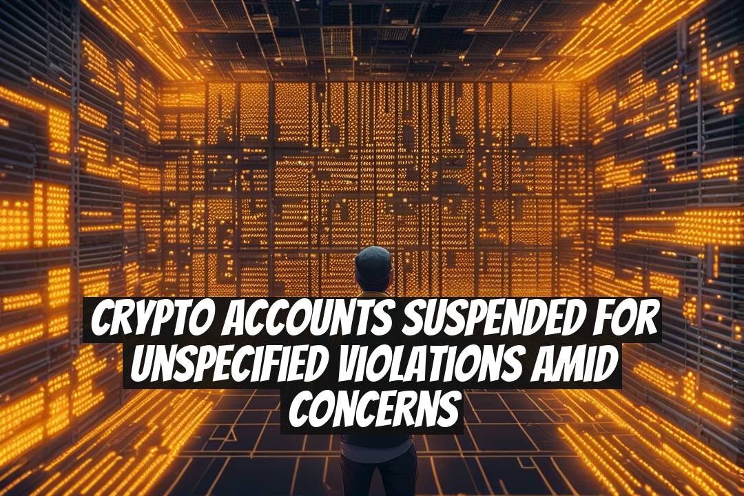 Crypto Accounts Suspended for Unspecified Violations Amid Concerns