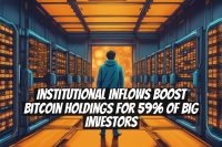 Institutional Inflows Boost Bitcoin Holdings for 59% of Big Investors