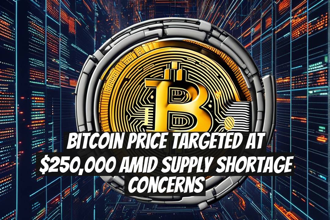 Bitcoin Price Targeted at $250,000 Amid Supply Shortage Concerns