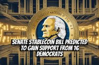 Senate Stablecoin Bill Predicted to Gain Support from 16 Democrats