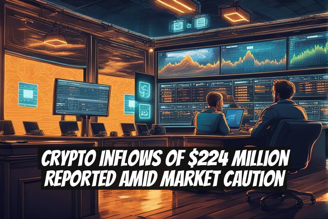 Crypto Inflows of $224 Million Reported Amid Market Caution