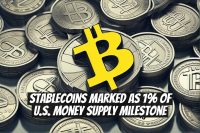Stablecoins Marked as 1% of U.S. Money Supply Milestone