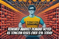 Renewed Market Demand Noted as Toncoin Rises Over 5% Today