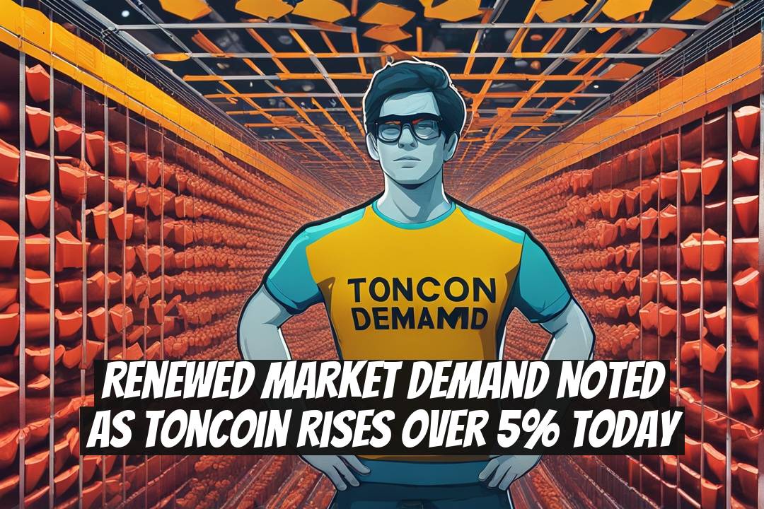 Renewed Market Demand Noted as Toncoin Rises Over 5% Today