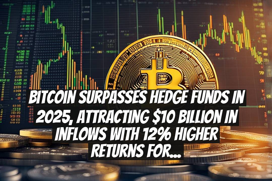 Bitcoin Surpasses Hedge Funds in 2025, Attracting $10 Billion in Inflows with 12% Higher Returns for Bitcoin-Focused Funds
