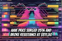 AAVE Price Surged 25% And Broke Resistance At $311.50