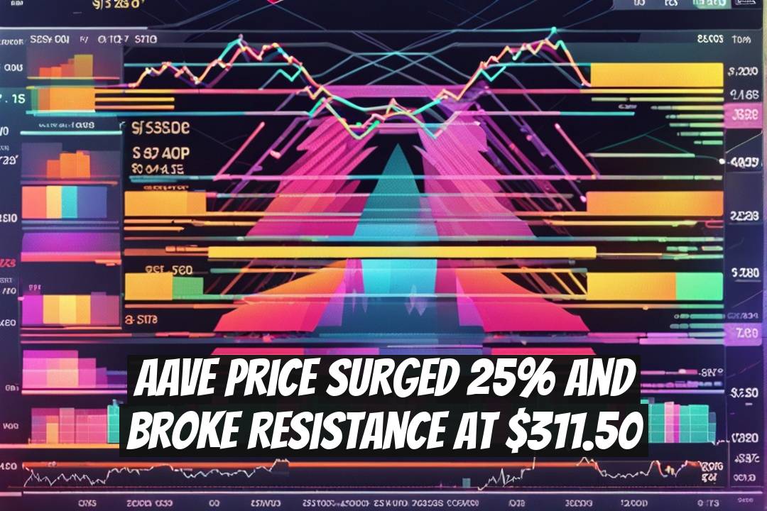 AAVE Price Surged 25% And Broke Resistance At $311.50