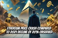 Ethereum Price Crash Compared to 2021 Decline of 20% Observed