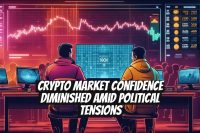 Crypto Market Confidence Diminished Amid Political Tensions