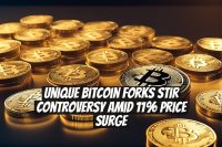 Unique Bitcoin Forks Stir Controversy Amid 11% Price Surge