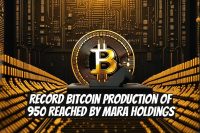 Record Bitcoin Production of 950 Reached by MARA Holdings