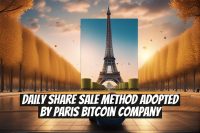 Daily Share Sale Method Adopted by Paris Bitcoin Company