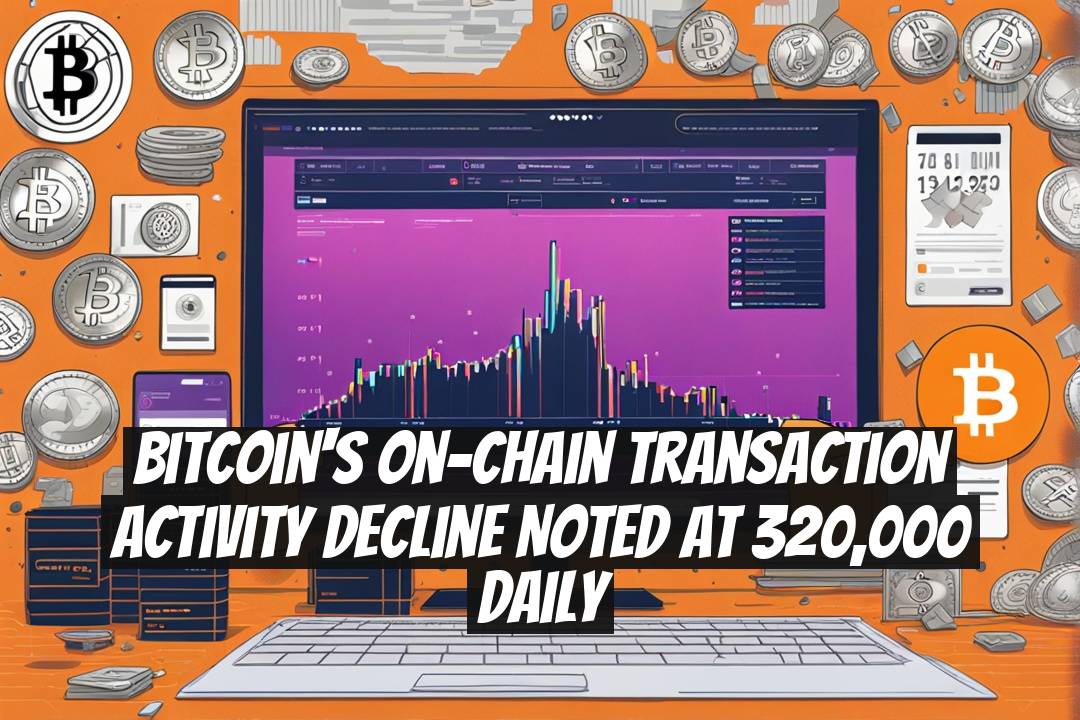 Bitcoin's On-Chain Transaction Activity Decline Noted at 320,000 Daily