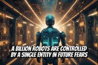 A billion robots are controlled by a single entity in future fears