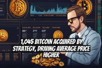 1,045 Bitcoin Acquired by Strategy, Driving Average Price Higher