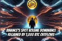 Binance's Spot Volume Dominance Regained by 7,000 BTC Outflows