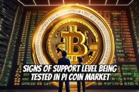 Signs of Support Level Being Tested in Pi Coin Market