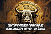 Bitcoin Pullback Observed as Bulls Attempt Support at $104K