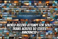 World Record Attempt for Solo Travel Across 50 States Announced