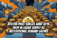 Bitcoin Price Surges Amid 30% Drop in Liquid Supply as Institutional Demand Grows