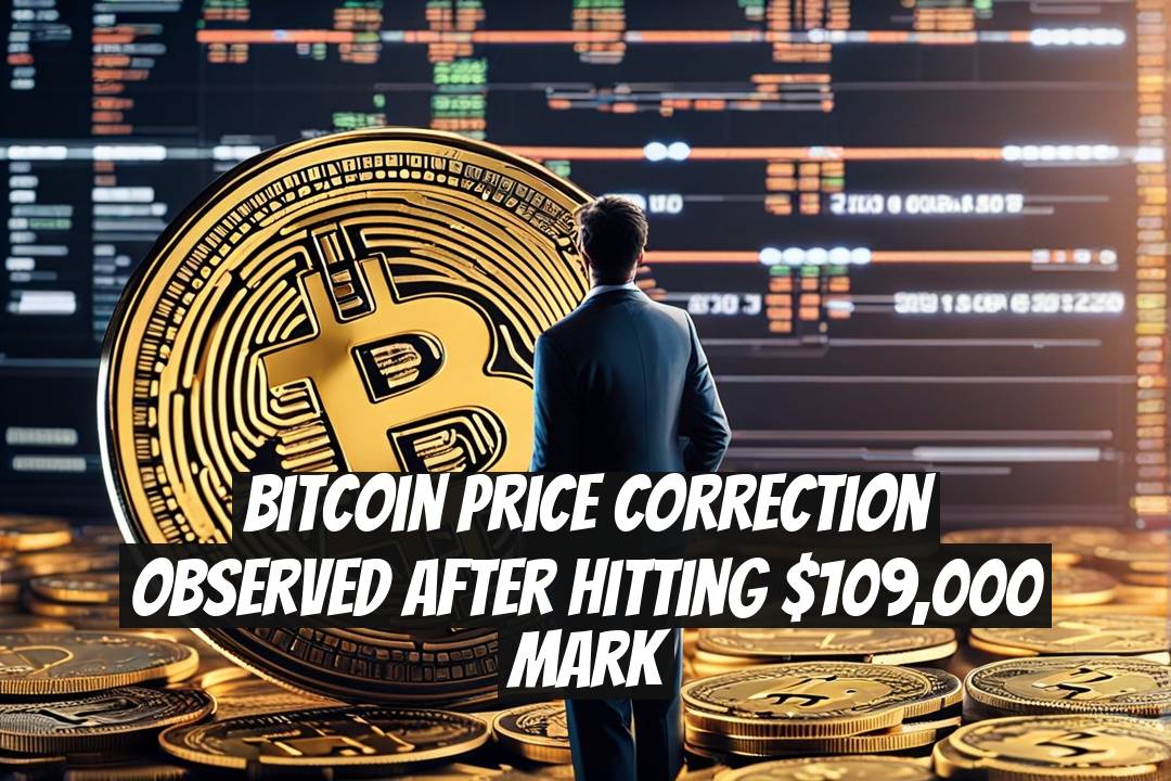 Bitcoin Price Correction Observed After Hitting $109,000 Mark