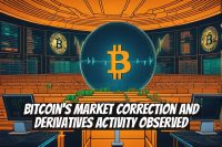 Bitcoin's Market Correction and Derivatives Activity Observed
