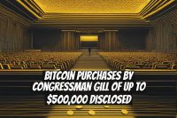 Bitcoin Purchases by Congressman Gill of Up to $500,000 Disclosed