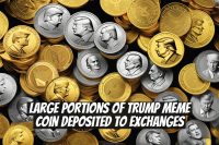 Large Portions of TRUMP Meme Coin Deposited to Exchanges
