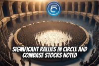 Significant Rallies in Circle and Coinbase Stocks Noted