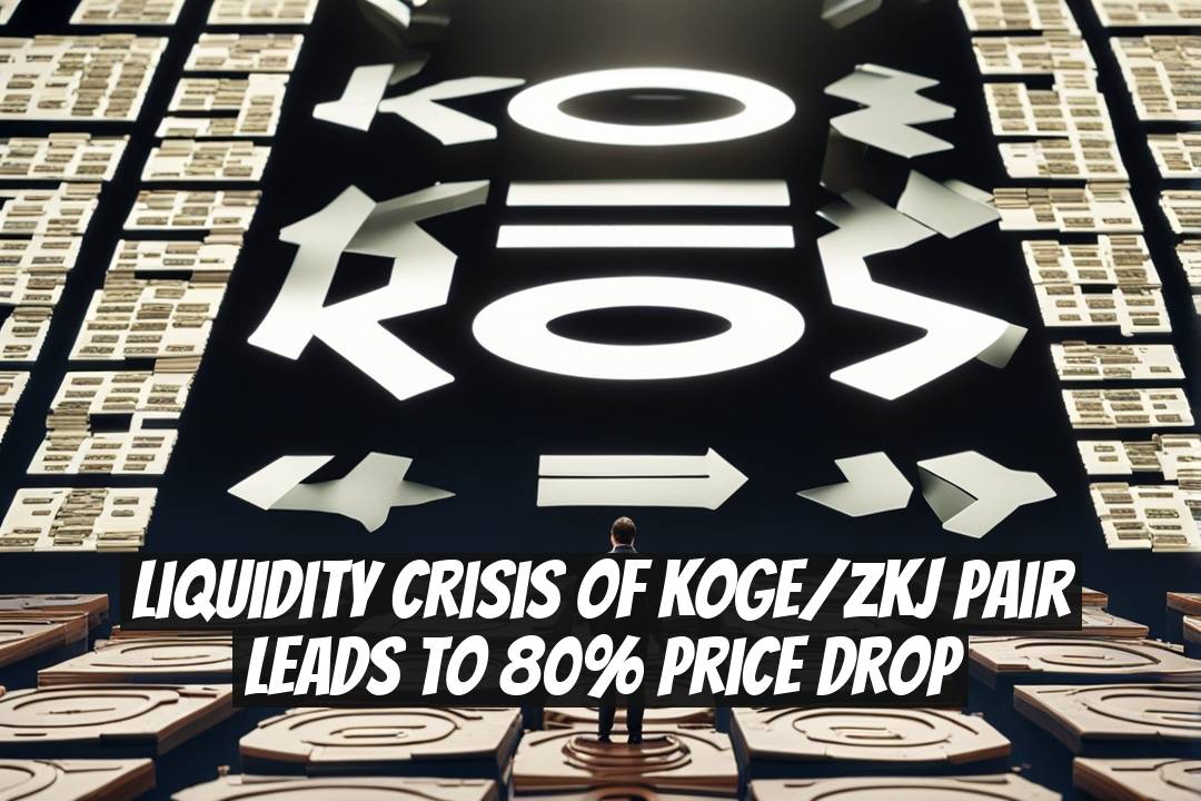 Liquidity Crisis of KOGE/ZKJ Pair Leads to 80% Price Drop