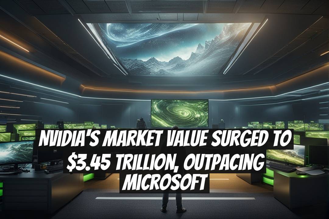 Nvidia's Market Value Surged to $3.45 Trillion, Outpacing Microsoft