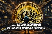 1,111 Bitcoin Acquired by Metaplanet to Boost Holdings