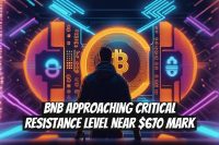 BNB Approaching Critical Resistance Level Near $670 Mark