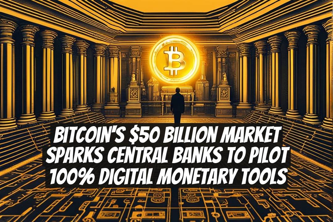 Bitcoin's $50 Billion Market Sparks Central Banks to Pilot 100% Digital Monetary Tools