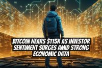 Bitcoin Nears $115K As Investor Sentiment Surges Amid Strong Economic Data