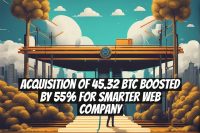 Acquisition of 45.32 BTC Boosted by 55% for Smarter Web Company