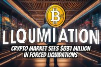 Crypto Market Sees $831 Million in Forced Liquidations