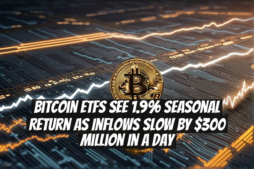 Bitcoin ETFs See 1.9% Seasonal Return as Inflows Slow by $300 Million in a Day