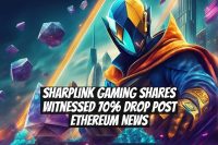 SharpLink Gaming Shares Witnessed 70% Drop Post Ethereum News