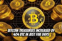 Bitcoin Treasuries Increased by 404 BTC in Just Five Days