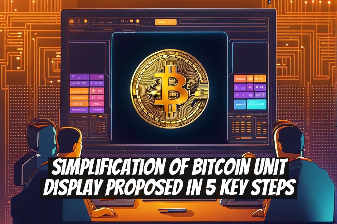 Simplification of Bitcoin Unit Display Proposed in 5 Key Steps