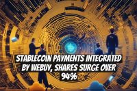 Stablecoin Payments Integrated by Webuy, Shares Surge Over 94%