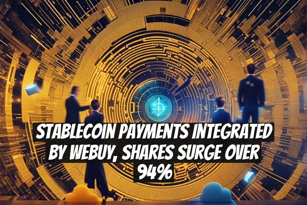 Stablecoin Payments Integrated by Webuy, Shares Surge Over 94%