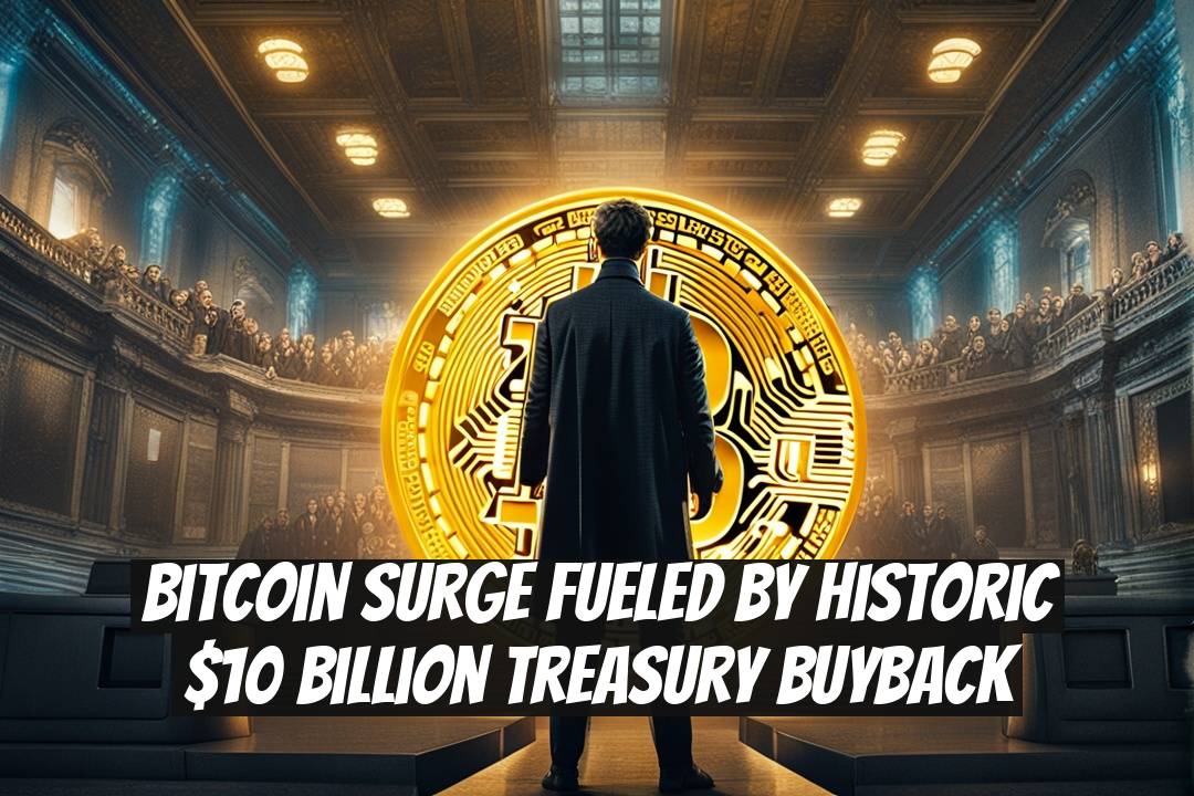 Bitcoin Surge Fueled by Historic $10 Billion Treasury Buyback