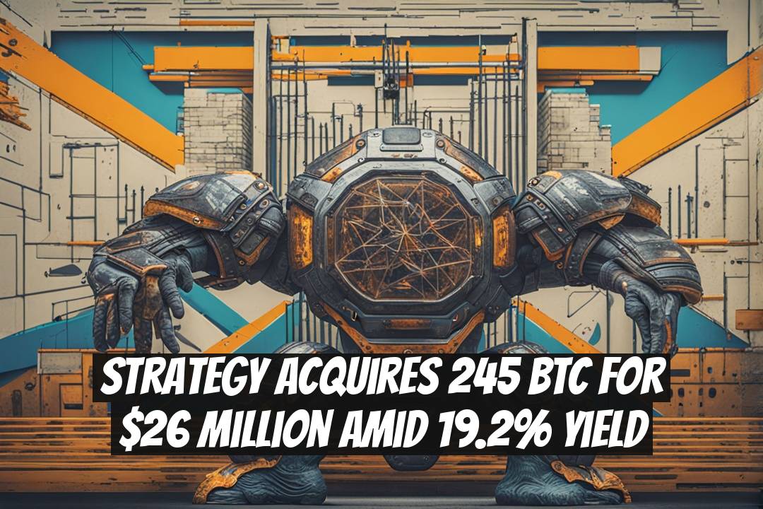 Strategy Acquires 245 BTC for $26 Million Amid 19.2% Yield
