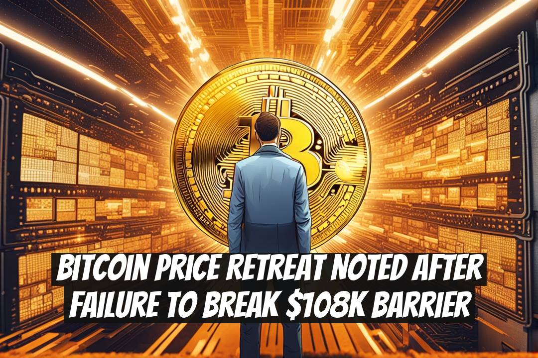 Bitcoin Price Retreat Noted After Failure to Break $108K Barrier