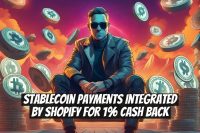Stablecoin Payments Integrated by Shopify for 1% Cash Back